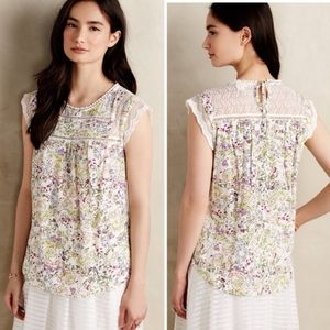 Anthropologie Meadow Rue Nellore blouse S